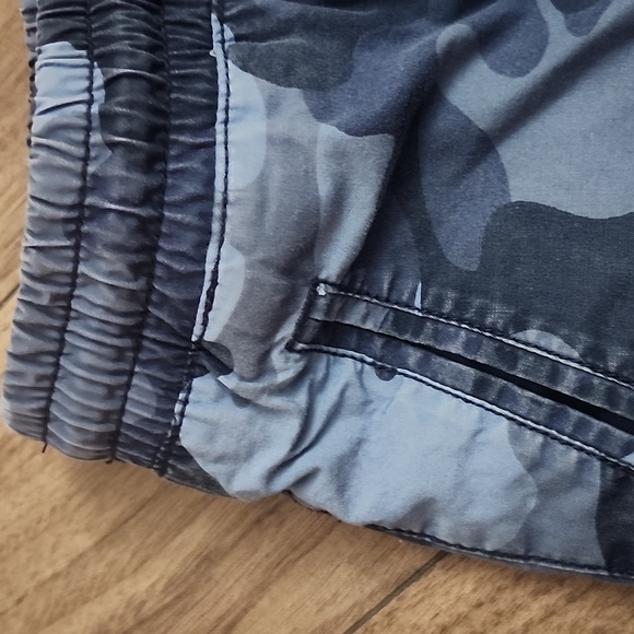 GAP Baby, Kids Camo Print Blue and Grey Jogger Pants - Picture 6 of 12